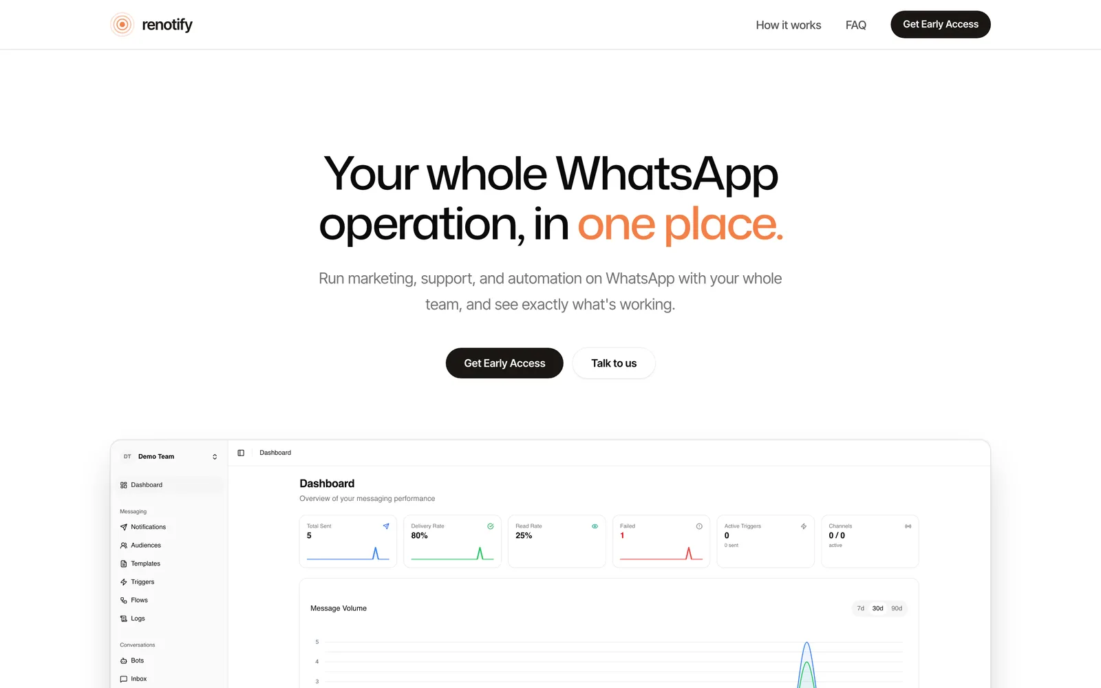 Renotify homepage